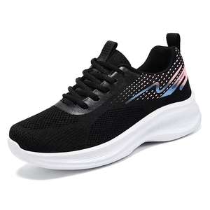 Chaussures de course pour femmes, baskets respirantes et légères en maille, antidérapantes, chaussures de marche athlétiques, baskets de tennis rembourrées pour femmes - Product Image 4