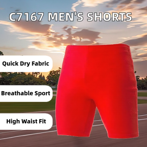 Shorts Deportivos de Verano para Hombre, Cintura Alta, Elásticos, Transpirables, de Secado Rápido, Ecológicos, 100% Poliéster - Product Image 2