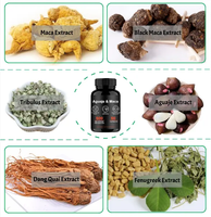 Complément OEM : Capsules d'extrait d'Aguaje biologique, poudre d'Aguaje et pilules de Maca