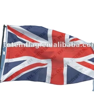 Drapeau national d'Angleterre bleu, blanc et rouge en polyester imprimé numériquement pour bannière d'événement ou présentoirs de drapeaux - Product Image 3
