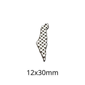 Badge personnalisé gravé avec des éléments nationaux palestiniens modernes, en métal émaillé, autocollant pour téléphone - Product Image 4