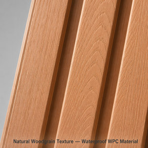 Revestimiento de Pared Exterior WPC, Resistente a la Intemperie y Anti-decoloración, Paneles de Pared WPC para Fachada de Villa, Venta al Por Mayor de Fábrica, OEM - Product Image 2