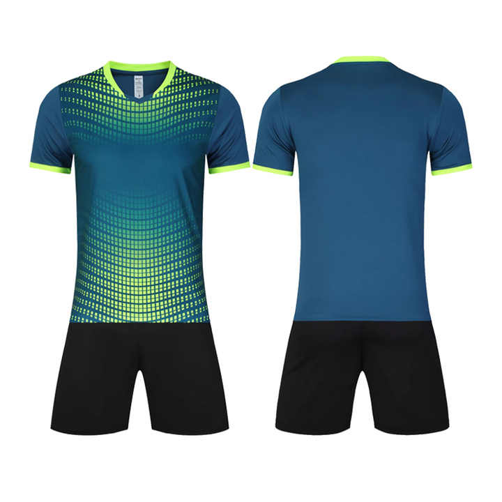 Custom Jersey Sublimation Green Blank Soccer Tracksuit Football