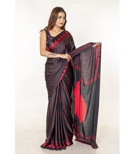 Luxury Silk <b>Saree</b> for Women with Intricate Gold Thread Embroidery Elegant Traditional Outfit for Bridal Wedding and Festive - Product Image 1
