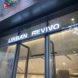 Zhichengda Custom 3D LED Sign Outdoor Iluminado Retroiluminado Acero Acrílico Logo para <span class=keywords><strong>Barberia</strong></span> para Mall Park Company - Product Image 3