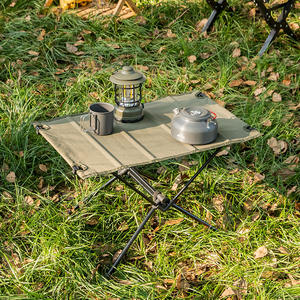 <span class=keywords><strong>Table</strong></span> de plage <span class=keywords><strong>pliante</strong></span> en tissu Oxford pour pêche en plein air pique-nique randonnée - Product Image 4