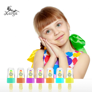 Logo personnalisé, maquillage coloré, sucette glacée mignonne, adoucit le pommeau, évite les gerçures, soin des lèvres, saveur de citron, hydratation, baume à lèvres biologique pour enfants - Product Image 2