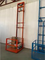 Plataforma Elevadora Hidráulica Eléctrica de Elevación Vertical, Elevador de Carga y Descarga Sencilla
