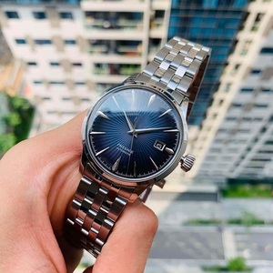 Reloj Mecánico Azul para Hombre con Movimiento NH35A, Correa de Acero, Estilo Cóctel, Multifuncional para Deportes y Calendario - Product Image 1