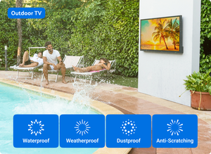 43/55/65/75 pouces UHD Smart TV téléviseurs IP55 étanche publicité écran LCD soleil partiel écran TV - Product Image 5