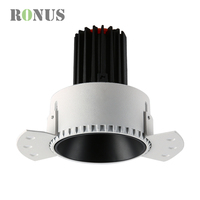 Spot encastré LED COB sans cadre MR16 rond 5W pour salon