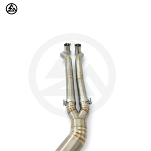 Tubo Intermedio Único de <span class=keywords><strong>Titanio</strong></span> de Alta Calidad CSZ de 101 mm para BMW M3 G80 M4 G82 M2 G87 S58 3.0T, Tubo Intermedio Recto para Escape de Carreras - Product Image 3