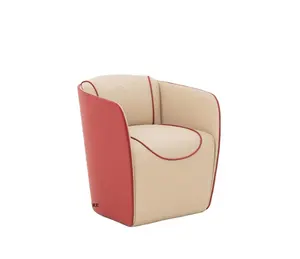 奢华意大利风格家居客厅家具高品质单沙发扶手椅现代