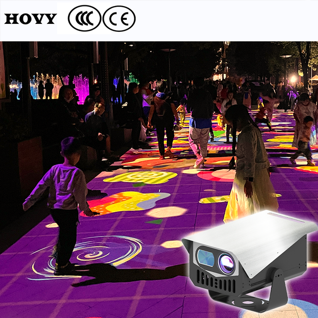 Interactive Projector Lights Software/system Night Attraction Interactive Floor/ground Projection Games Full HD 1080p Auto Focus