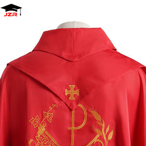 Robes de clergé du Moyen-Orient 2025, chasuble, vêtement de prêtre, tenue catholique, costume de père de l'église, pape, messe avec étole à glands - Product Image 5