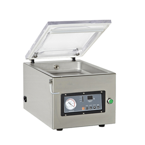 Semi-automatic Stainless Steel <b>Table</b> Food Vacuum Packager, Single Chamber Vacuum Sealer - Product Image 1