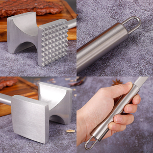 Attendrisseur de viande double face, marteau de cuisine robuste en alliage d'aluminium pour steak, bœuf, poulet, gadgets de cuisine - Product Image 4