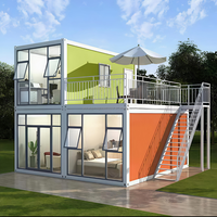 Vente d'usine de maisons conteneur de luxe Diverses maisons préfabriquées Fenêtre en aluminium Maison en acier pliante de 3 chambres à coucher