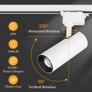 ชุดไฟสปอตไลท์ติดรางแบบหรี่แสงได้ พร้อมรีโมทคอนโทรล <span class=keywords><strong>ไฟ</strong></span> LED สำหรับร้านขายเสื้อผ้า - Product Image 5
