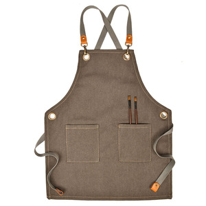 Trẻ em Tạp Dề Vải thoáng khí in thư pháp phòng thu sơn hàng đầu mẫu giáo - Product Image 3