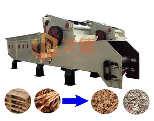 Professionelle mobile Holzhackmaschine zerkleinerer Shredder / Holzhackmaschine für Kompost