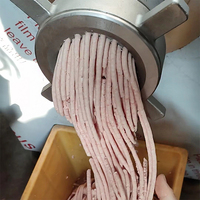 Machine à broyer la viande congelée industrielle en acier inoxydable pour la fabrication de saucisses, la production de boulettes de viande et de viande hachée