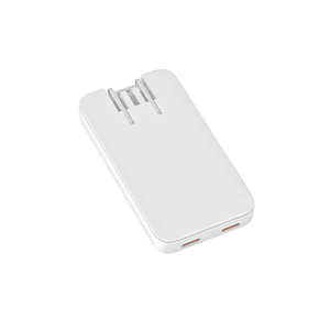 Prise Interchangeable Pliable US Plug UK EU AU Plug PD65W GaN PD <span class=keywords><strong>Chargeur</strong></span> Ultra Mince - Product Image 3