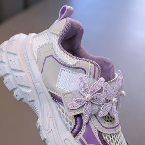 Nuevo modelo de alta calidad Pre Walker zapatos de bebé BLING Diamond Girl's Mary <span class=keywords><strong>Jane</strong></span> Sneaker precio bajo fábrica al por mayor 26-36 marca Oem - Product Image 4