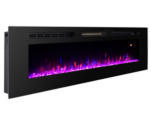 <span class=keywords><strong>Chimenea</strong></span> Eléctrica Moderna de Pared de 60 Pulgadas con Efecto de Llama Artificial de Cristal de Calidad - Product Image 3