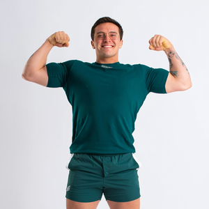 Camiseta de compresión con logotipo personalizado para hombre, camiseta de entrenamiento, camisetas de gimnasio para correr de secado rápido para hombre - Product Image 1