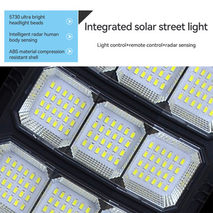 Lampe solaire LED pour jardin et patio, tout-en-un, intégrée, IP65, étanche, lampe murale LED extérieure, télécommande, capteur de lumière - Product Image 5