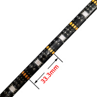 Bande lumineuse LED 5v 5050 RGB set 300 LED Flexible avec 24 touches 44 touches 3 touches 30leds 5m télécommande IR bande flexible led intérieure