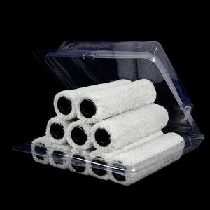 Rouleau à peinture mini en polyester de qualité industrielle de 4 pouces avec cadre à dégagement rapide, garantie de 3 ans pour la peinture des coins des murs à domicile et le bricolage - Product Image 4