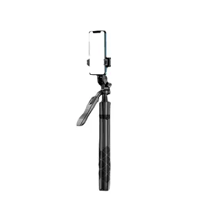 New 1.53M long reinforced tripod stabilizers Wireless Remote BT Multi-functional Selfie Tripod Gimbal Stabilizer with fill light