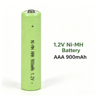 Batterie rechargeable Ni-MH 1,2 V AAA 900 mAh à faible autodécharge, cellule HR03 pour appareils ménagers, jouets, lampes de poche, vente en gros OEM