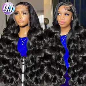 40 inch Brazil Trinh Nữ tóc giả tóc con người cơ thể sóng 13x6 HD đầy đủ ren phía trước Tóc Giả 15A lớp tóc con người glueless ren phía trước tóc giả - Product Image 3