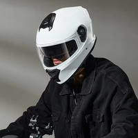 Nouveau casque de moto intégral modulable ABS certifié DOT à double visière Baige BY-558 Accessoires de conduite