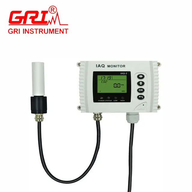 Гри-IAQ-2 настенный датчик газа на этиленовом газе C2H4, газовый монитор для детектор созревания фруктов