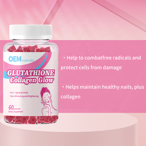 Gomitas Blanqueadoras de Piel al por Mayor de Fábrica, Suplementos de Colágeno y L-Glutatión para Mujeres Adultas, Suplemento Aclarante - Product Image 3