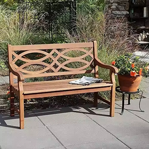 Banc long en bois massif pour <span class=keywords><strong>cuisine</strong></span>, jardin, terrasse, parc, idéal pour les repas en extérieur - Product Image 3