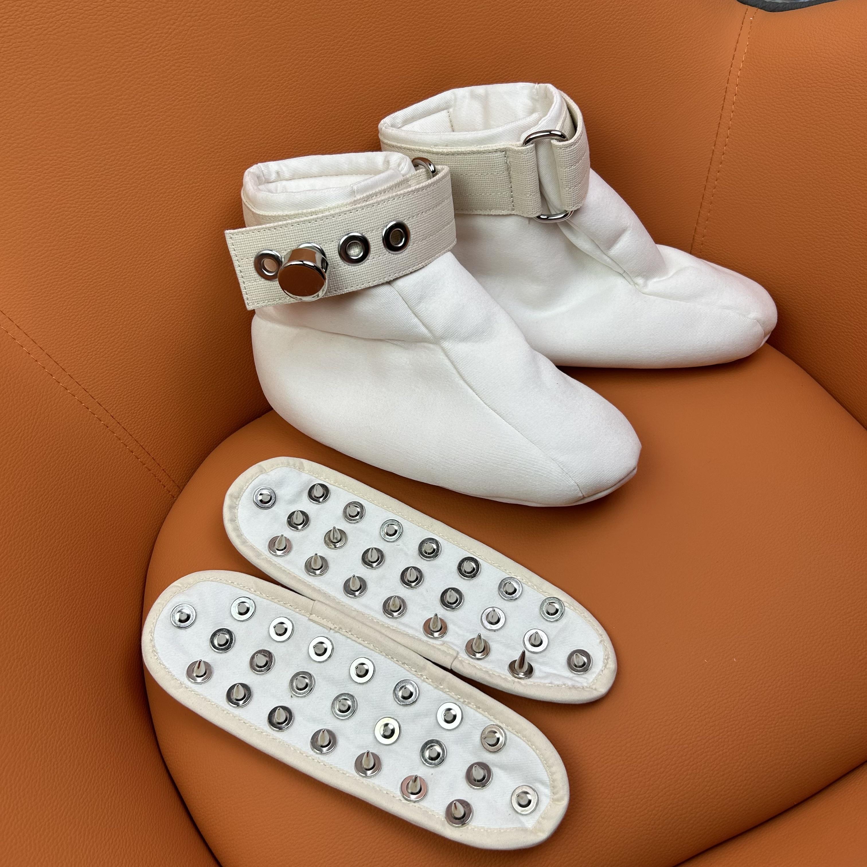 White with stainless locks