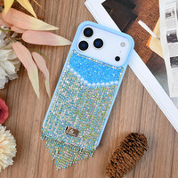 Étui de téléphone en diamant artisanal pour iPhone 18 Pro Max, coque arrière de téléphone portable faite à la main pour iPhone 18 Pro