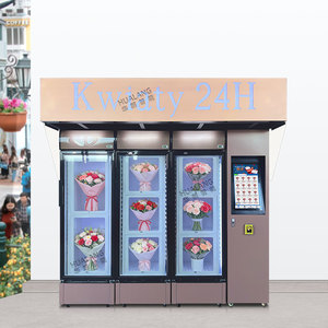 Distributeur Automatique de Fleurs à Prix d'Usine, Fraîcheur Longue Durée, Économe en Énergie, Réglage 4-25°C, Distributeur de Fleurs à 8 Compartiments - Product Image 1