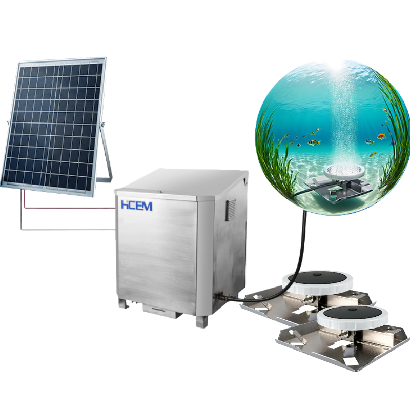 Solar Powered Portable Aquaculture Machine Silent