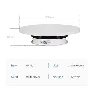 Turntable-BKL 15cm Electric Turntable with 360 Degree Motorized Rotating Photography Products Display stand / base /platform