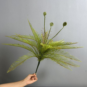 Forêt Style Aménagement Paysager Plante Artificielle Tête De Singe Vert Fougère avec Herbe Fleur Faux Herbe Feuille Coin Vert Plante Matériel - Product Image 6