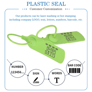 Sceau en plastique jetable personnalisable avec numéro, pour banque, extincteur, vêtements - Product Image 2