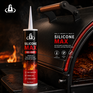 Pegamento de Silicona de Curado Acético Resistente al Fuego, Curado Rápido, Impermeable y Resistente a la Intemperie para Construcción <span class=keywords><strong>Greencity</strong></span> - Product Image 1