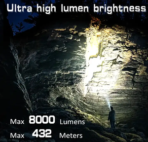 Linterna Táctica <span class=keywords><strong>Sofirn</strong></span> SP36 Pro de 8000lm, Multifunción, Recargable por USB, con 3 Baterías <span class=keywords><strong>18650</strong></span> y Interfaz de Usuario Anduril 2.0 - Product Image 6