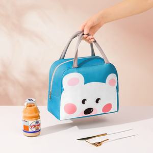 تصميم كرتون لطيف ملون مخصص جودة عالية الغداء في الهواء الطلق الكيس التخييم الاطفال حقيبة الغداء - Product Image 3